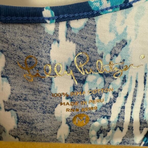 Lilly Pulitzer Women's Melle Dress in Indigo Get in Line Size Medium Nautical - Picture 5 of 8